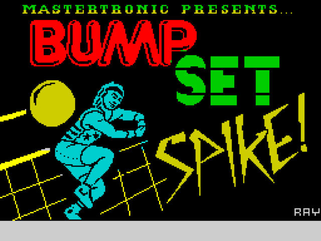 Spike title screen for ZX Spectrum